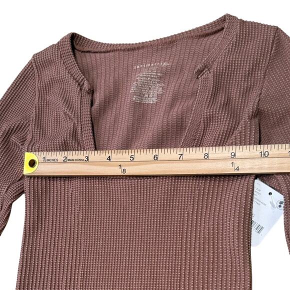 Free People Intimately Clean Slate Seamless Layering Long Sleeve Top - Picture 7 of 9